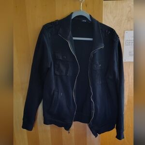 Men's Apt. 9 Classic Lightweight Black Zip Up Jacket